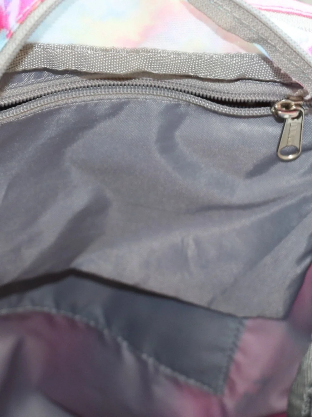 LL Bean Explorer Girls Pink Tie-Dye Backpack Book Bag School Mesh Pockets